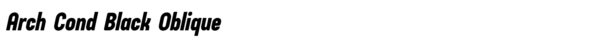 Arch Cond Black Oblique image